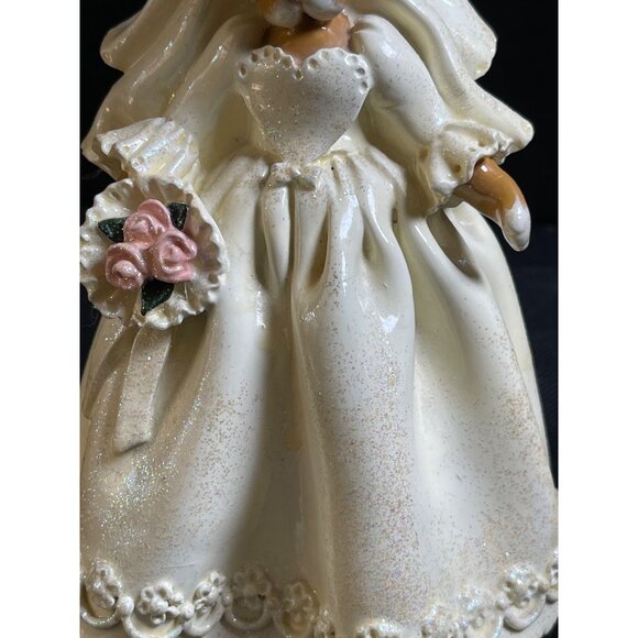 Vintage 1999 Enesco Donna Little SET (2) "THE WEDDING" Bride & Groom Figurines - Picture 14 of 16